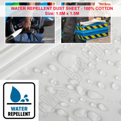 water repellent dust sheet