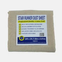 stair dust sheets