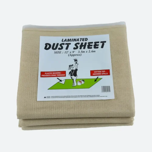 plastic backed dust sheets